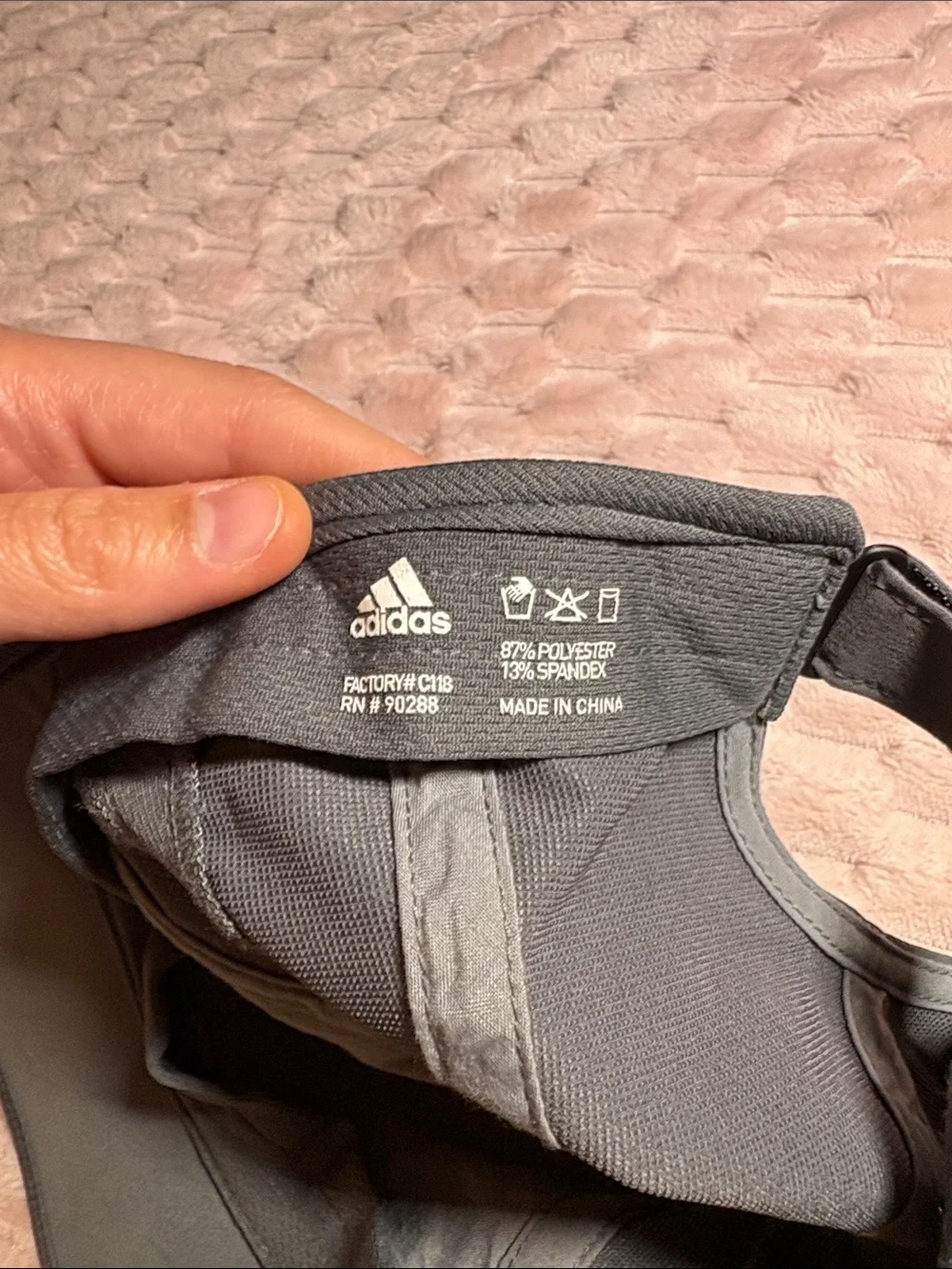Adidas Gray Cap with Logo